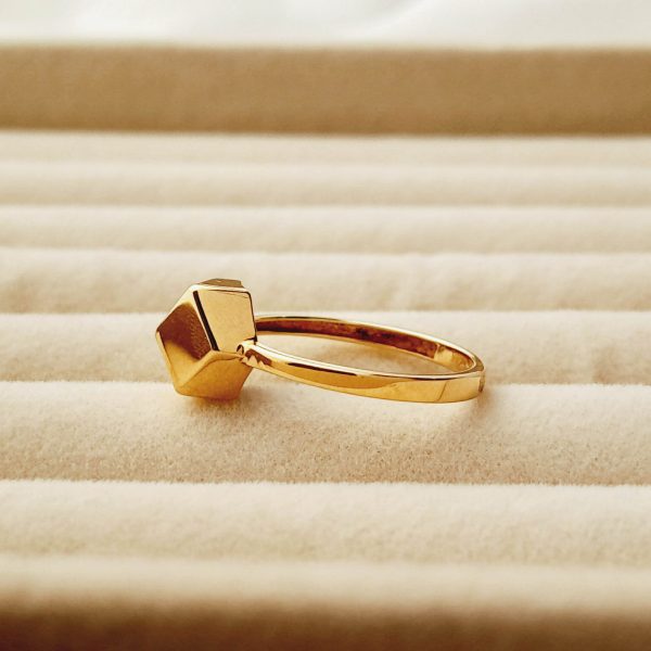 Geometric Ring in 18k Yellow Gold
