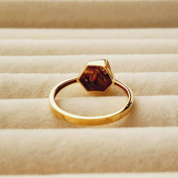 Geometric Ring in 18k Yellow Gold