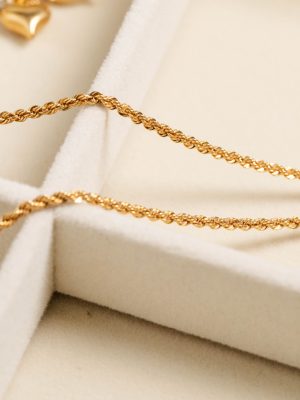16in Rope Chain in 18k Gold