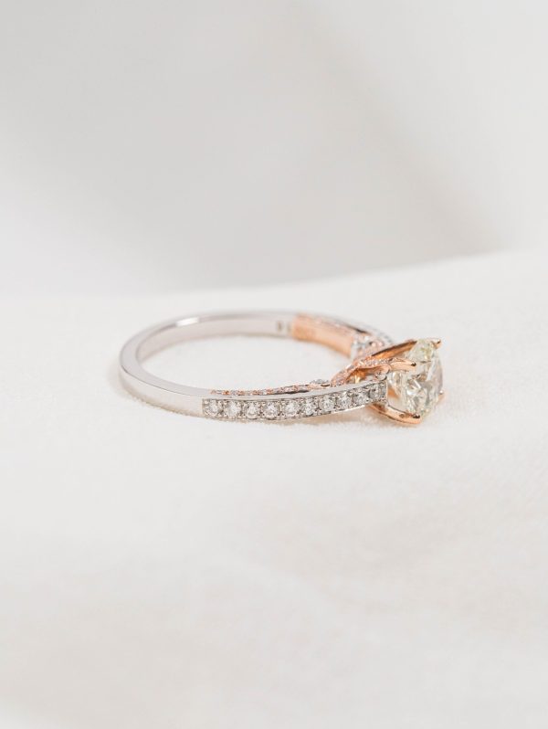 18k Pave Elegant Diamond Ring