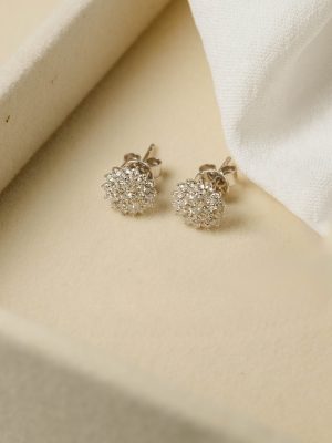 18k Sunshine Diamond Earring